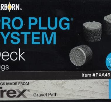 Starborn Pro Plug System Gravel Path PVC Composite Deck Boards, Covers 25 Sq Ft Includes Plugs Only