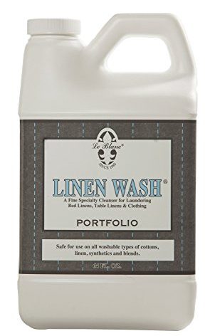 Le Blanc® Portfolio Linen Wash® – Luxury Laundry Cleanser for Bed & Table Linens- 64 oz. (1 pack)