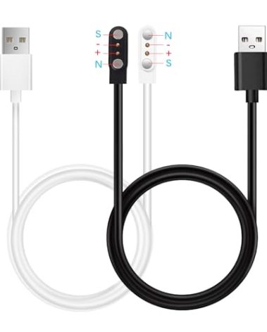 Xininyia Compatible for Njord Gear Model Indestructible & Nomad & APEX Smart Watch Charger, 2-Pack [Model A + Model B,One Fit] Magnetic Charging Cable (Not for Model Ultra)