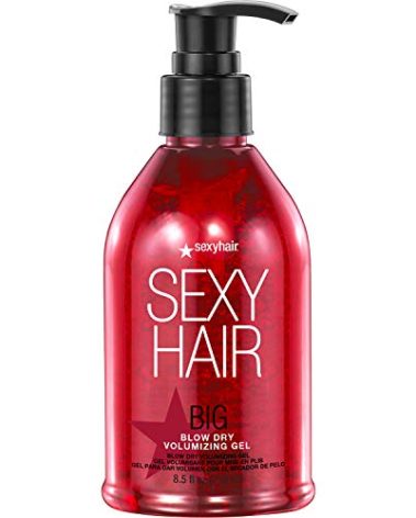 SexyHair Big Blow Dry Volumizing Gel| Added Volume with Hold | Up to 72 Hours of Humidity Resistance | All Hair Types, 8.5 Fl Oz (Pack of 1)