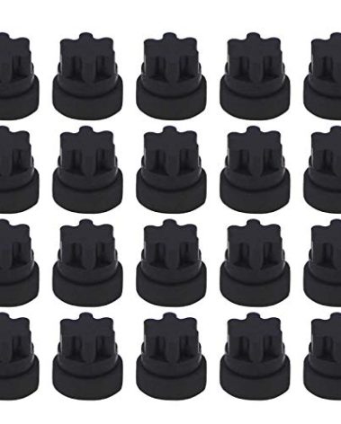 20Pcs 00618112 00637940 Rubber Grate Feet Part by Beaquicy - Replacement for Thermador, Bos-ch Gas Range/Cooktop - Replaces 00617174, 617174, 00618112, 618112, 1999626, AH3478553, EA3478553, PS3478553