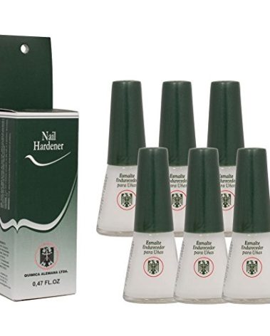 6 Bottles Quimica Alemana Nail Hardener Strengthener Polish Treatment 0.47 oz