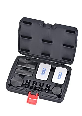 kauplus 10 PCS Paintless Dent Removal Puller Tab Set-with Adapter