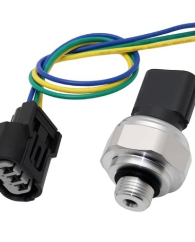 1 Pair Air Condition Pressure Sensor with Switch Connector Pigtail Compatible with Honda Accord Civic CR-V Pilot Replace 80450T2FA01
