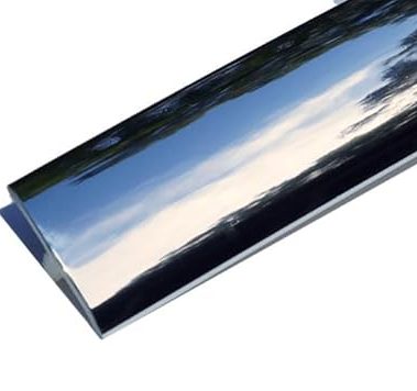 T-Molding.com 25ft Roll of Metallic Chrome/Silver 3/4" Plastic Tee Moulding for Arcade Game Cabinets, Counters, Shelves, or Tables