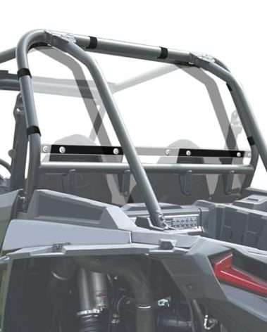 StarknightMT RZR Windshield Clear Back Window Compatible with 2014-2023 Polaris RZR XP 1000/4 1000/ XP TURBO/4 TURBO RZR Accessories Rear Window Strong Polycarbonate Dust Panel