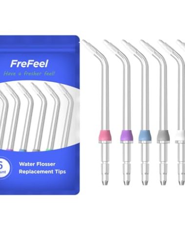 Replacement Heads for Waterpik, Replacement Picks for Water Pik Water Flosser (6 Orthodontic Tips)