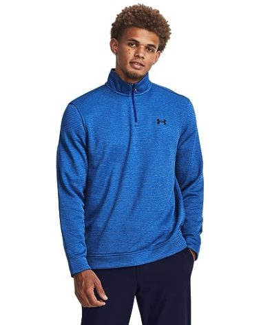 Under Armour Mens Storm SweaterFleece Quarter Zip, (400) Team Royal/Water/Black, 3X-Large