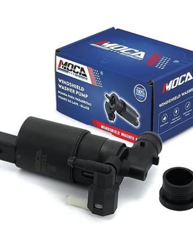 MOCA Windshield Washer Pump 377151 fits For Infiniti 2004-2010 QX56 All Engine Rear Front, For Nissan 2005-2015 Armada, 2005-2012 Pathfinder, 2005-2010 Xterra Front