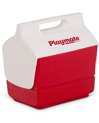 Igloo Mini Playmate Cooler , Red/White, 4 Qt