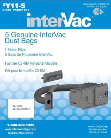 InterVac Design Corp Dust Bags (Y11-5)