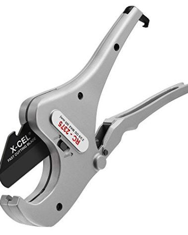 RIDGID 30088 RC-2375 Aluminum 2" Ratchet Action Pipe and Tubing Cutter for Plastic and Multilayer Tubing, 1/8" to 2-3/8" O.D. Capacity, Small