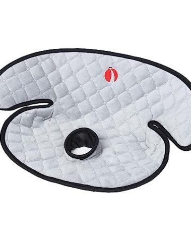 JOOLIO B&S Baby Piddle Pad Car Seat Liner,Potty Training car seat Protector with Waterproof Liner for Child Safety Car Seat Stroller and Dinner Chair,Machine Wash and Dry Rhom-Grey
