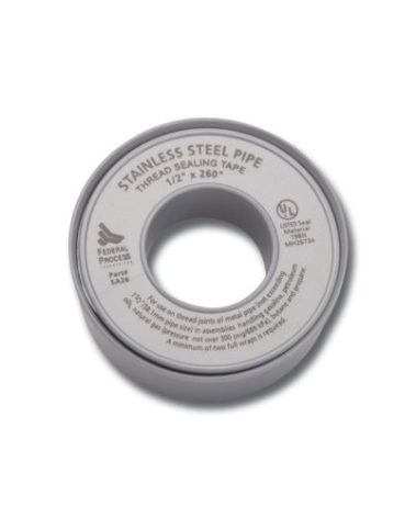 Gasoila Nickel PTFE Thread Seal Tape – Professional-Grade, 1 Inch x 260 Inch, High-Density Thread Tape for Stainless Steel Pipes– Leak-Proof Seal, Non-Toxic