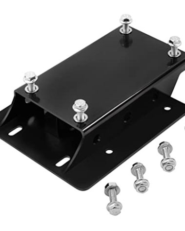 JY PERFORMANCE Torque Converter Motor Riser Plate Mount for Predator 196cc / 212cc Engine on Coleman Mini Bikes, Black - 1 3/4 Inch Lift