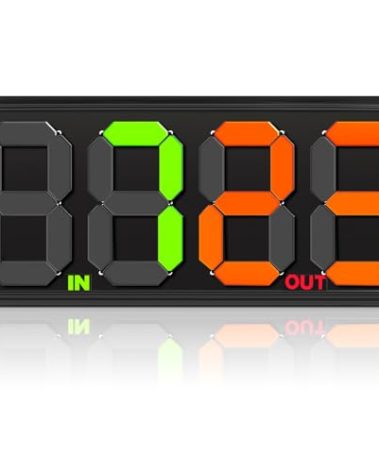 Rotatingpals Football Soccer Manual Substitution Board Portable Scoreboard Double Sided Display Manual Scoreboard with a Handbag for Referee Change Player Additional Time Tennis Basketball Baseball