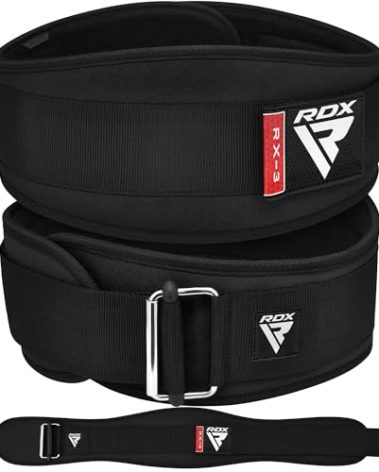 RDX Weight Lifting Belt AUTO LOCK, 6.5” Padded Back Support, Men Women Gym Fitness Strength Training, Bodybuilding Powerlifting Weightlifting Workout, Deadlift Squat, Pro Exercise Equipment