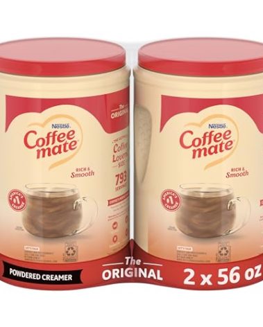 Nestle Coffee mate Coffee Creamer, Original, Non Dairy Powder Creamer, 56 oz Bulk Pack (Pack of 2)
