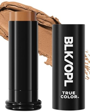 BLK/OPL Skin Perfecting Foundation Stick, SPF 15 Buildable & Blendable Face Foundation Makeup with Matte Finish - Full Coverage, Color Correcting & Sculpting - Hypoallergenic (Truly Topaz)