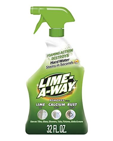 Lime-A-Way Bathroom Cleaner, 32 fl oz Bottle, Removes Lime Calcium Rust