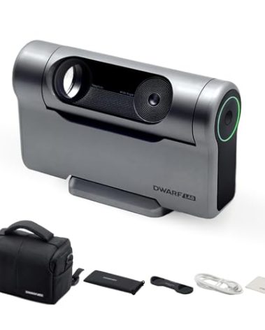 DWARFLAB Dwarf 3 Smart Telescope - Portable, Capture Astronomy/Wildlife/Panorama, EQ Mode, Cloud Processing, 4K Auto-Tracking, Ultra-Light 3lb, Suits All Ages