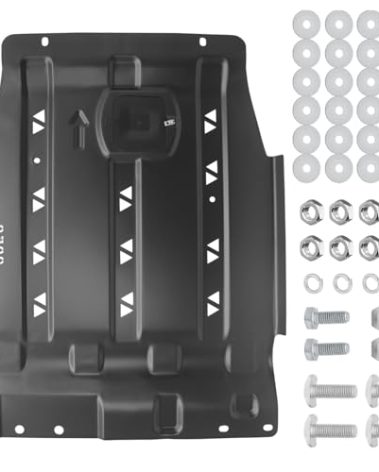 LDNMILES Transmission Protection Plate Compatible with 2015-2022 Ford F150 | Heavy-Duty Alloy Steel Underbody Shield | Direct Fit Skid Plate Replacement (2.7L/3.3L/3.5L/5.0L)