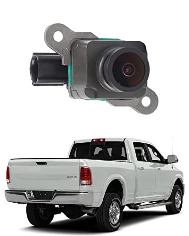 Dasbecan Rear View Backup Camera Replacement Compatible with 2013-2015 Dodge Ram 1500 2500 3500 4500 5500 Park Assist Reverse Camera Replaces# 56038978AL 590-079