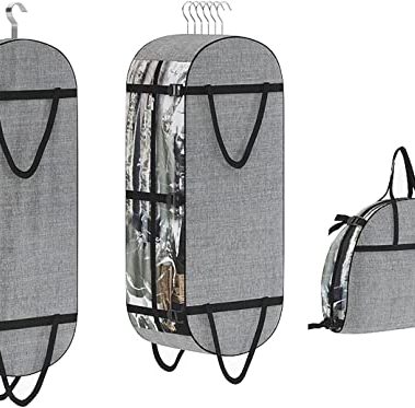 Garment Bags for Travel & Closet Storage, Garment Bags for Hanging Clothes, 50" Clear Dance Garment Bags, Moving Bags for Clothes, Garment Bag Cover, Suit Bag For Men Travel, Clothing Storage Bags