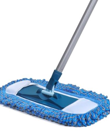 TrueYee Dust Mop for Hardwood Floors with 57" Long Handle Wet & Dry Mops for Catching Pet Hair and Dust Bunny Microfiber Dust Mops for Vinyl, Wood, Tile, Laminate Flooring