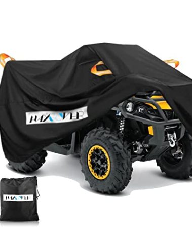HAYCOVER ATV Cover Waterproof Heavy Duty XXXL 102 Inches 300D Oxford Cloth Quad ATC 4 Wheeler Rain Cover All Weather for Polaris Sportsman Yamaha Honda Kawasaki Quad Bike(102 * 48 * 48 Inch)