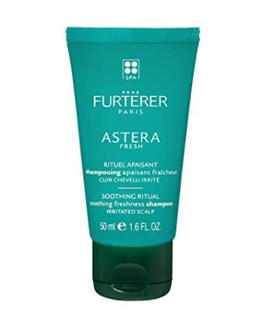 René Furterer ASTERA FRESH Soothing Freshness Shampoo, Irritated & Itchy Scalp, Peppermint, Eucalyptus, Travel Size, 1.6 fl.oz.