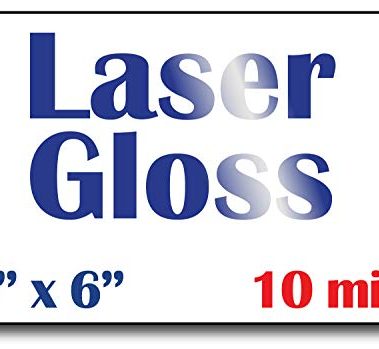 Glossy 4" X 6" Cardstock for Laser Printers - 50 Sheet Pack - High Gloss Invitation Photo Paper