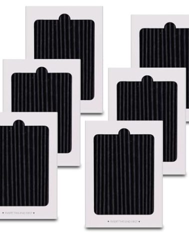 Refrigerator Air Filter Replacement for Frigidaire and Electrolux EAFCBF Fridge Replace 242061001, 242047801, 242047804, Effective Filtration with Activated Carbon Filter (6 Pack)