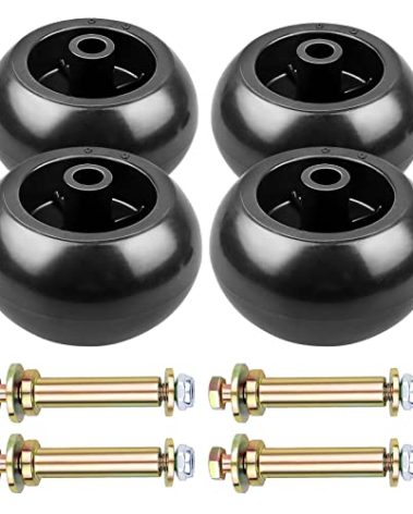 Anti Scalp Deck Wheel Kit Compatible with Bad Boy 022-5234-98 for Toro 1-603299 68-2730 for Kubota K5351-42110 K5371-42110 for Husqvarna 539 10 26-43 for Lawn-Boy 1-603299 68-2730 4 Pack