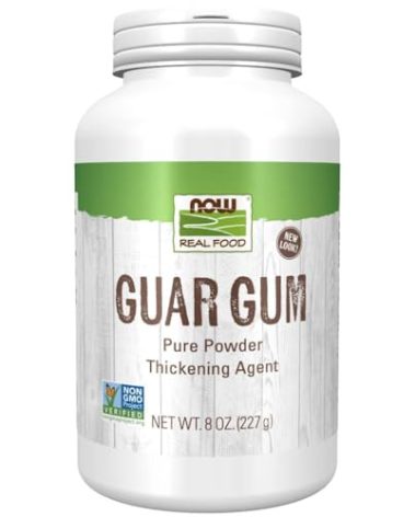 NOW Foods, Guar Gum Powder, 100% Pure Powder, Natural Thickener, Gluten-Free, 8-Ounce