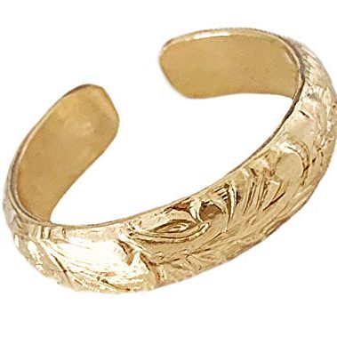 Toe Ring | Gold Coast 14K Gold Filled Adjustable Toe Ring | Attire for Your Toes | Toe Rings for Women | Unique Quality Foot Jewelry