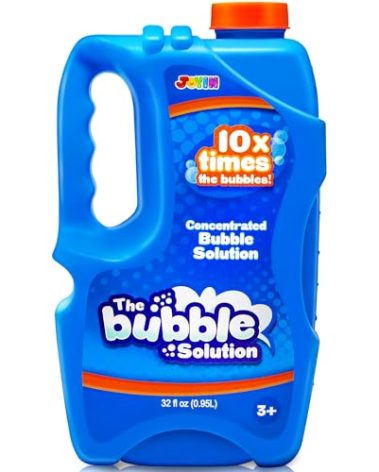 JOYIN 32 OZ Concentrated Bubble Solution for Bubble Machines (Up to 2.5 Gallons), Concentrated Solution Refills for Machine, Wands, Blower, Easter, Kids, Parties