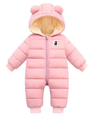 Fumdonnie 2t baby girl snowsuit toddler 18 24 months winter coat infant clothes jumpsuit
