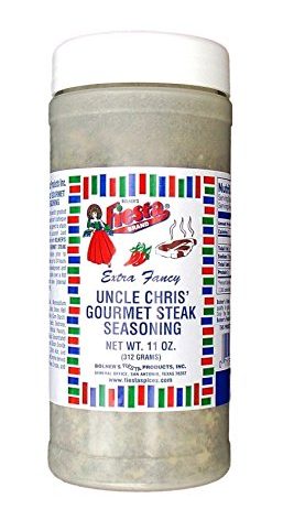 Bolner's Fiesta Brand Uncle Chris' Gourmet Steak Seasoning 11 Oz