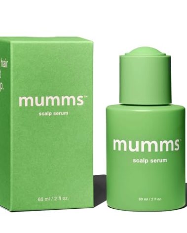 mumms Scalp Serum, Hair Growth Treatment with Saw Palmetto and Ginger Root, 2 fl oz, Daily Use