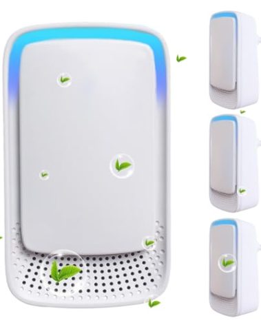 Plug In Air Ionizers-Negative Ion Air Purifier for Home Silent Work Air Cleaner for Bathroom,Living Room,Office,Kitchen,Pet Room,Portable Ionic Air Purifier for Bedroom(2)