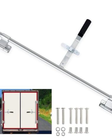 36" Cam Bar Lock For Trailer Door With Mounting Hardware, Cam Bar Lock, Cam Bar Lock Assembly, Zinc Plated Enclosed Trailer Parts , for Folding Ramp Door, RV Hauler Fold Down Door, Cargo Trailer Door