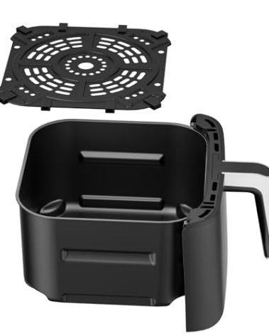 Replacement Air Fryer Tray for Ninja AF181, Air Fryer Accessories for Ninja AF181, Non-Stick Grill Plate for Ninja Air Fryer AF181, Dishwasher-Safe Air Fryer Parts, Grill Pan for Ninja AF181