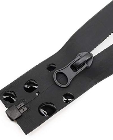 MebuZip 2PCS 29 Inch Waterproof Zippers Black #5 Separating Waterproof Zippers Bulk for Sewing Tailor Crafts Clothes Jackets Down Coats Raincoats (29" 2pcs)