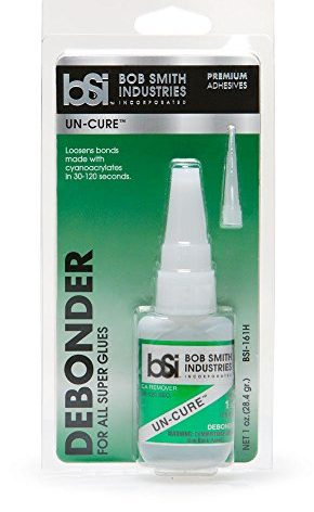 Bob Smith Industries BSI-161H UN-CURE Super Glue Debonder, 1 oz.,Clear