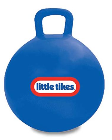 Little Tikes Bouncing Fun! Blue Hopper 9301B - Mega 18" Inflatable Heavy Gauge Durable Vinyl Ball - Deflates Easily for Storage - Exercise Learning Fun? YES - Use That Energy! for Kids Ages 4-8