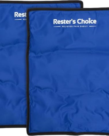 2 Pack Large Ice Packs for Injuries | 11" x 14.5" | Hot & Cold Pack | Reusable Gel Pack, Durable Construction, & Flexible When Frozen