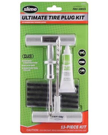 Slime 20290-1 Tire Plug Kit Pro Series, Ultimate Reamer Plugger Set