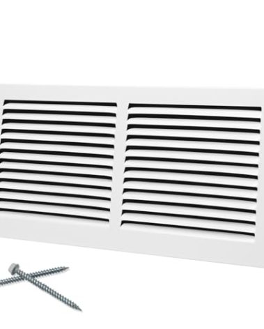 Howeall 14"W x 6"H [Duct Opening Size] Steel Return Air Grille, Air Return Vent Cover for Ceiling and Sidewall - HVAC Air Vent Covers - [Outer Dimensions: 15.75"W x 7.75"H]