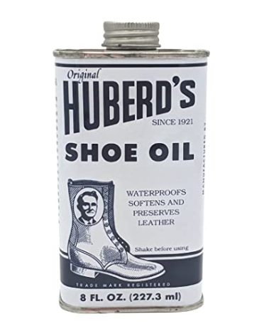 Huberd’s Shoe Oil - Leather Conditioner and waterproofer Since 1921. Easy Pour Formula waterproofs, softens, and Conditions Boots, Shoes, Bags, Belts, Gloves, Saddles, tack and Harness.